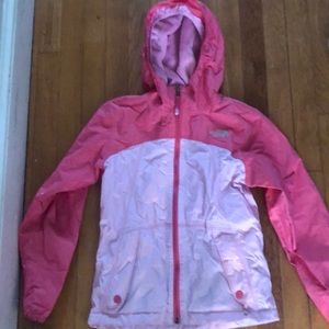 Girls lightweight, fleece lined fall/spring jacket.